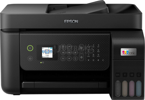 МФУ Epson L5290 (Printer-copier-scaner-fax, A4, 4color, 33/15ppm (Black/Color), 27sec/photo, 64-300g/m2, 5760x1440dpi, 1200x2400 scaner, Fax, LCD 3.7cm, Wi-Fi, USB, LAN) МФУ Epson L5290 (Printer-copier-scaner-fax, A4, 4color, 33/15ppm (Black/Color), 27sec/photo, 64-300g/m2, 5760x1440dpi, 1200x2400 scaner, Fax, LCD 3.7cm, Wi-Fi, USB, LAN)