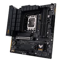 Матплата ASUS TUF GAMING B760M-PLUS D4, LGA1700, Intel B760, 4xDDR4 PC42600, 2xPCI-E 3.0x16, 1xPCI-E 3.0x1, Sound8Ch, GLAN, 4SATA+2M.2, RAID, mATX, 9USB3.2+6USB2.0, HDMI, DP