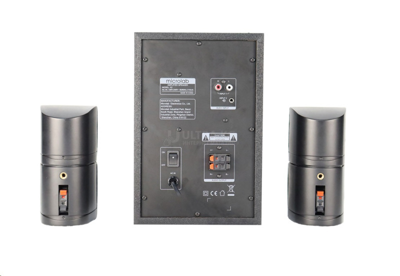 Microlab Subwoofer X2BT 2.1 BLACK 46W(13W*2 + 20W), Bluetooth 5.0 фото 2 Microlab Subwoofer X2BT 2.1 BLACK 46W(13W*2 + 20W), Bluetooth 5.0 фото 2