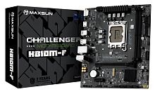 Матплата MAXSUN MS-Challenger H810M-F, LGA1851, Intel H810, 2xDDR5, 1xPCI-E16X, 1xPCI-E1x, Sound8Ch, GBLAN, 2SATA+M.2, mATX, 4USB3.2+5USB2.0, HDMI, DP