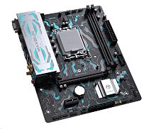Матплата MAXSUN B760M GAMING WIFI GANK V2, LGA1700, Intel B760, 2xDDR5 PC44800, 1xPCI-E 4.0x16, 1xPCI-E 1.0x1, Sound8Ch, GLAN, 3SATA+M.2, RAID, mATX, 4USB3.2+6USB2.0, VGA, HDMI, WiFi
