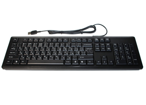 Клавиатура A4Tech KR-92, Black, USB, Comfort Key,1.5m, 456×150×28mm