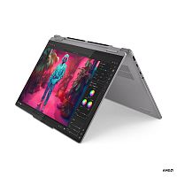 Ноутбук Lenovo Yoga 7 2-in-1 i7-155U (up to 4.80Ghz), 16GB DDR5, 256GB NVMe 2242, 16" WUXGA IPS X360, Touch, Glare, Int Intel Graphics, Rapid Charge Express, WIN11H, скан. отп. пальцев, клав. с подсв. ENG-RUS, графит [83DL0002US]