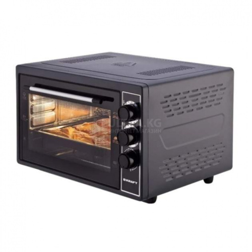 Мини-печь Kraft KF-MO 3801 BL (черный) Мини-печь Kraft KF-MO 3801 BL (черный)