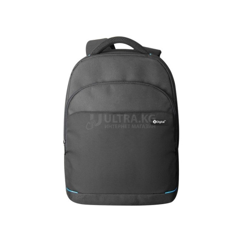 Рюкзак для ноутбука RIVACASE 7860 ECO Gaming Черный 17.3" Водоотталкивающая ткань. Утолщенные стенки. Смягчающие наплечные ремни с регулировкой. Две секции, передние карманы на молнии, боковой карман для бутылки или зонта, нагрудный фиксирующий ремень, вс