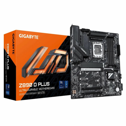 MB LGA1851 GIGABYTE Z890 D PLUS,4xDDR5,14xUSB,ATX,4xM.2,4xSATA,3PCIe16x,DP,Type-C MB LGA1851 GIGABYTE Z890 D PLUS,4xDDR5,14xUSB,ATX,4xM.2,4xSATA,3PCIe16x,DP,Type-C