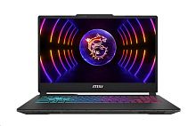 Ноутбук MSI Gaming Cyborg 15 A3UC Black, Intel Core i5-13420H (8 ядер/12 потоков up to 4.6Ghz), 8GB DDR5, 1TB SSD M2 NVMe, NVIDIA GeForce RTX 3050 4GB GDDR6, 15.6" FULL HD 144GHZ (1920x1080), WiFi BT Cam DOS, eng-rus, графит [9S7-15K111-2244]