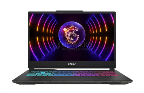 Ноутбук MSI Gaming Cyborg 15 A3UC Black, Intel Core i5-13420H (8 ядер/12 потоков up to 4.6Ghz), 32GB DDR5, 1TB SSD M2 NVMe, NVIDIA GeForce RTX 3050 4GB GDDR6, 15.6" FULL HD 144GHZ (1920x1080), WiFi BT Cam DOS, eng-rus, графит [9S7-15K111-2244]