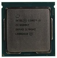 Процессор Intel Core i5-9600KF, LGA1151v2, 3.7-4.6GHz, 9MB Cache, 6 Cores + 6 Threads, Coffee Lake, 8GTs, tray