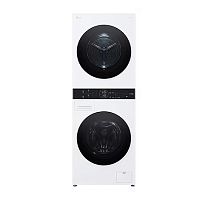 Стиральная машина с сушкой LG Wash Tower W4W8LVPKWHM Стирка: 13 кг Сушка: 10 кг Цвет: Платиновый Черный