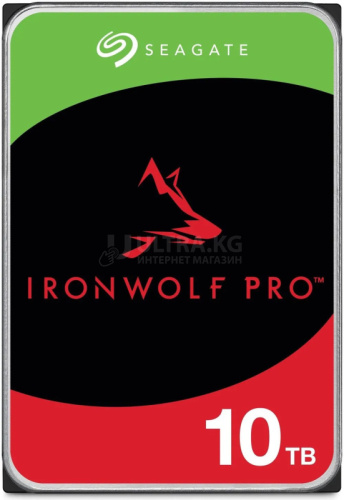 Жесткий диск HDD 10TB Seagate Ironwolf Pro, SATA 6Gb/s, 7200 rpm, 512MB [ST10000NT001]
