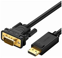 Интерфейсный кабель 10247 UGREEN DP Male to VGA Male Cable 1.5m (Black)