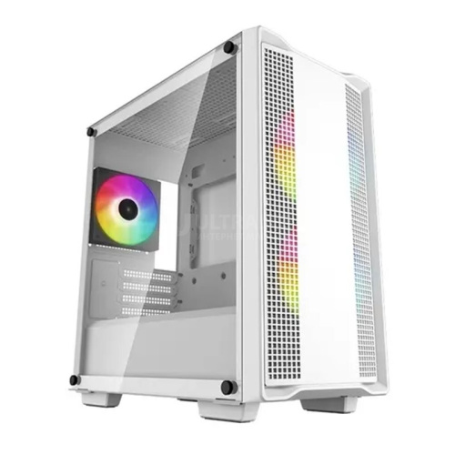 DEEPCOOL MATX CC360 WH ARGB WHITE w/o PSU USB3.0×2 Front + 3×120mm ARGB FANS DEEPCOOL MATX CC360 WH ARGB WHITE w/o PSU USB3.0×2 Front + 3×120mm ARGB FANS