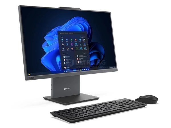 Моноблок Lenovo ThinkCentre neo 50a 27 Intel i5- 13420H(up to 4.6GHz) 16GB DDR5, 1TB SSD NVMe, 27" FHD IPS, Intel Iris Graphics, Type-C, 2хHDMI, 3xUSB, LAN, WF, BT, 5МП WC, DOS, черные мышь+клав EN, серый - T Моноблок Lenovo ThinkCentre neo 50a 27 Intel i5- 13420H(up to 4.6GHz) 16GB DDR5, 1TB SSD NVMe, 27" FHD IPS, Intel Iris Graphics, Type-C, 2хHDMI, 3xUSB, LAN, WF, BT, 5МП WC, DOS, черные мышь+клав EN, серый - T
