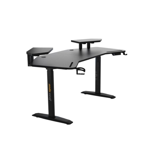 Gaming Desk AD-D-DD1-1600L-02-B AndaSeat Shadow Warrior Carbon Fiber Texture Tabletop RGB
