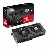 Видеокарта ASUS DUAL-RX7900GRE-O16G AMD Radeon™ RX 7900 GRE OC 16GB GDDR6 256bit 2366Mhz/18000Mhz DUAL Fan 1xHDMI 3xDP