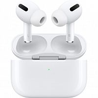Беспроводные наушники TWS Apple AirPods Pro Вакуумные, 20-20000Ghz, Bluetooth 5.0, Lightning, 5.4/45.6г, шумоподавление, Белый [MLWK3]