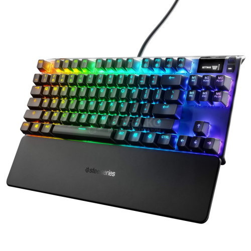 SteelSeries Apex 7 TKL Mechanical Gaming Keyboard OLED Smart Display RGB Backlight, ENG SteelSeries Apex 7 TKL Mechanical Gaming Keyboard OLED Smart Display RGB Backlight, ENG