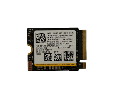 Твердотельный накопитель SSD 256GB Samsung PM9B1 MZ-VL42560 M.2 2242 PCIe 1.3 NVMe 4.0 x4, R/W:3300/1250MB/s) без упаковки Твердотельный накопитель SSD 256GB Samsung PM9B1 MZ-VL42560 M.2 2242 PCIe 1.3 NVMe 4.0 x4, R/W:3300/1250MB/s) без упаковки