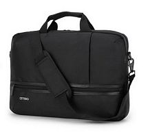 Сумка для ноутбука DTBG D8851W Черная 15.6" Водоотталкивающая ткань. Внешнее отделение на молнии, внешний карман на молнии, плечевой ремень