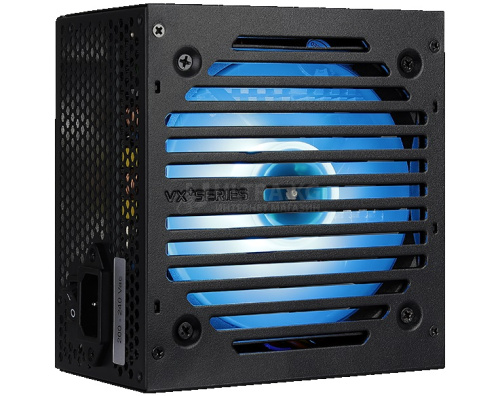 Блок питания 400W Aerocool VX PLUS Stealth 400, 400W, ATX, passive-PFC, 20+4 pin, 3*Sata, 3*Molex, 1*PCI-E 6 pin, поддержка Haswell, вентилятор 12 см, кабель питания, чёрный