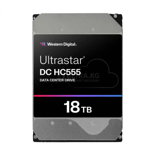 Жесткий диск HDD 18TB, Western Digital Ultrastar HC555, 7200rpm, 512MB Cache, SATAIII [0B48723]