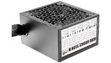 Блок питания 550W Aerocool AERO BRONZE 550W, 550W, ATX, Bronze, APFC, 20+4pin, 4+4pin, 5*Sata, 4*Molex, 2*PCI-E 6+2pin, Вентилятор 12см, Кабель питания, Чёрный