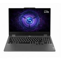 Ноутбук Lenovo LOQ 15IAX9 Intel Core i5-12450H (up to 4.4Ghz), 64GB DDR5, 2TB NVMe m.2 SSD, 15.6" FHD IPS 144Hz, RTX 2050 4GB,Rj45 LAN, WiFi, BT, DOS, клав. с подсв. Eng+Ru, серый [83GS0088PS]