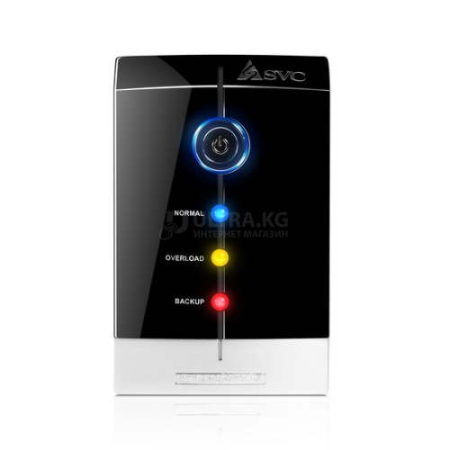 ИБП UPS SVC V-1000-F, 1000VA(600W), 12V/7Ahx2, AVR cтабилизатор: 165-275ВА, 4 вых: 3 системных+1 для принтера (Bypass), Black, USB (технология Smart) ИБП UPS SVC V-1000-F, 1000VA(600W), 12V/7Ahx2, AVR cтабилизатор: 165-275ВА, 4 вых: 3 системных+1 для принтера (Bypass), Black, USB (технология Smart)