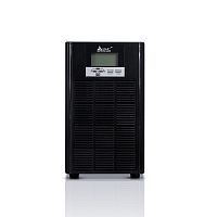 ИБП UPS SVC PTS-6KL-LCD, Мощность 6кВА/6кВт, PTS-серия, On-Line, LCD\RS-232, SMART, Диапазон работы AVR: 110-288В, Бат.: 12В/7Ач*16шт., Клеммная колодка, Вентилятор: 12см*1шт., Чёрный (2 года на устройство, 1 год на аккумуляторы)