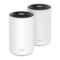 Mesh Wi-Fi система TP-LINK Deco X75(2-PK) AX5400 Dual Band Wi-Fi6, 2*2402Mb/s 5GHz+574Mb/s 2.4GHz, 3xWAN/LAN 1Gb/s, 4 антенны, MU-MIMO, Parental Cont.