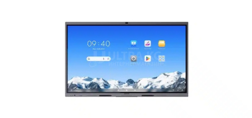 Интерактивная панель Aeromax YC860D, Android 14, 8+128GB, 86" (3840x2160) UHD LED 4K, Touch, 20 точек касания, закаленное стекло, антибликовый, BT, WiFi, HDMI, VGA, LAN, AV, wall mounted bracket