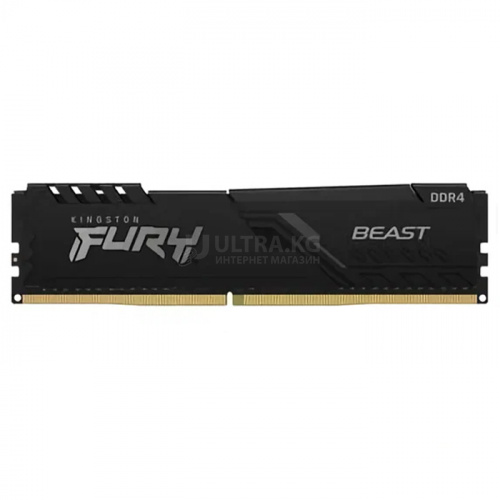 Оперативная память DDR4 16GB PC-28800 (3600MHz) KINGSTON FURY Beast [KF436C18BB/16]