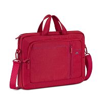 Сумка для ноутбука RivaCase 7530 15.6" Стильная, Красная сумка из высококачественной, водоотталкивающей ткани.Внешние отделения. Отделение-органайзер, Карман для телефона, плечевой ремень