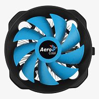 Кулер для процессора Aerocool BAS U-3P Intel 1200/115X/775/AM5/AM4/AM3+/AM3/AM2+/AM2/FM2/FM1, 110W, 131мм, 1800 об/мин, 26.3дБA, 3pin, Габариты 131 x 131 x 62 мм , Чёрный б/у