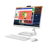 Моноблок Lenovo Aio-3 23.8" N-TCH i5-12450H (up to 4,4Ghz), 64GB DDR4, 512GB NVMe m.2 SSD, FHD IPS, MX550-2GB, WiFi, BT, Rj45 LAN, HDMI, WebCam, DOS, клавиатура+мышь Eng-Ar, черный или белый