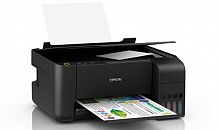 МФУ Epson L3210 A4, printer, scanner, copier, 33, 15ppm, 5760x1440 dpi, 600x1200scaner, USB(замена Epson L3110)