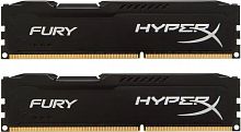 Оперативная память DDR3 16GB KIT (8GB x 2) PC-14900[1866] Kingston CL10 HyperX FURY Black Series [HX318C10FBK2/16] Pulled
