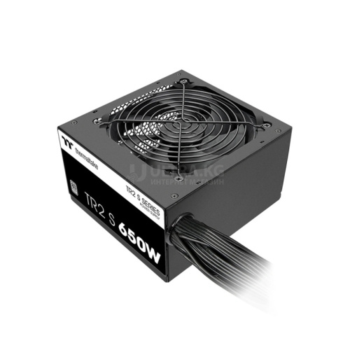 Блок питания 650W Thermaltake TR2 S ATX, 80 PLUS®, APFC,20+4 pin, 4+4pin, 5хSata, 4хMolex, 1хFDD, 2хPCI-E 6+2 pin, Вентилятор 12 см, Кабель питания, Чёрный [PPS-TRS-0650NNSAWE-2]