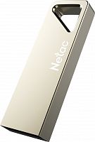 Накопитель на флеш памяти 64GB Netac U326 USB2.0 zinc alloy housing Серебро [NT03U326N-064G-20PN]