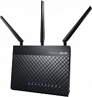 Роутер Wi-Fi ASUS RT-AC1900U Dual-Band, 1900Mb/s 5GHz+2.4GHz, 4xLAN 1Gb/s, 3 антенны, USB 3.0, Aimesh, ASUS Router APP, AiProtection