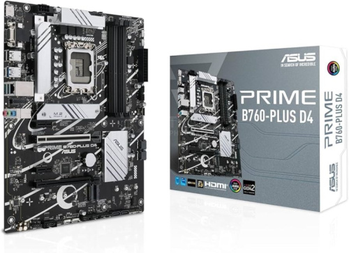 MB LGA1700 ASUS B760-PLUS,4xDDR5,10xUSB,4xSATAIII,ATX,2PCIe16x, 2PCIe1x,VGA HDMI,DP MB LGA1700 ASUS B760-PLUS,4xDDR5,10xUSB,4xSATAIII,ATX,2PCIe16x, 2PCIe1x,VGA HDMI,DP