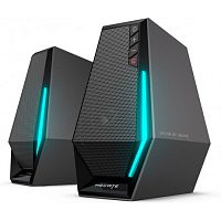 Звуковая система Edifier G1500, Desktop Gaming Speakers Pro 2.0, 93Hz - 20kHz, 80dB (A), 2.5W+2.5W, Bluetooth v5.3/ AUX / USB, 1.5m, Черный