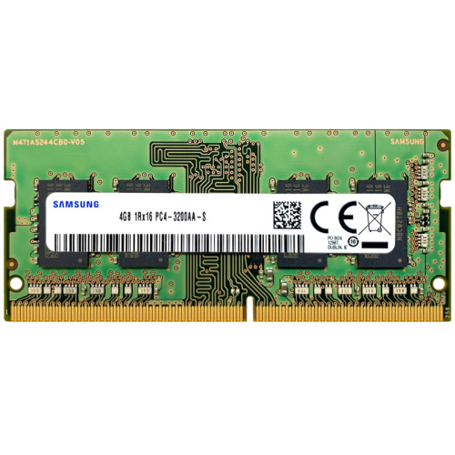 Оперативная память для ноутбука DDR4 SODIMM 4GB Samsung PC-4 (3200MHz) -S Оперативная память для ноутбука DDR4 SODIMM 4GB Samsung PC-4 (3200MHz) -S