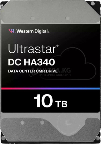 Жесткий диск HDD 10TB, Western Digital Ultrastar DC HA340, 7200rpm, 512MB Cache, SATAIII [0B47062]