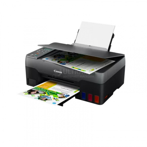 МФУ Canon PIXMA G3470 (Printer-copier-scaner, A4, 11/6 ppm (Black/Color), 4800x1200dpi, 600x1200 scaner, 64-105g/m2, Wi-Fi, LCD 1.35, подача 100 листов, чернила Canon GI-41, USB 2.0) [5805C009AA]