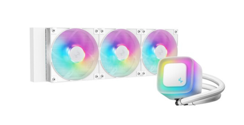 DEEPCOOL LE360 WH V2 WHITE ARGB 120*3 FAN LGA1851/1700/1200/115*/AMD DEEPCOOL LE360 WH V2 WHITE ARGB 120*3 FAN LGA1851/1700/1200/115*/AMD
