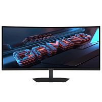 Монитор LCD 34" Gigabyte G34WQC2, VA, Curved, Black, Curved, 3440x1440, 4000:1, 450cd/m2, 200Hz, 178/178, 1ms, 2xHDMI, 2xDP, Headphone-Out, Speakers 2x2W