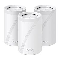 Mesh Wi-Fi система TP-LINK Deco BE65(3-PK) BE9300 Dual-Band,5760Mb/s 6GHz+4320Mb/s 5GHz+574Mb/s 2.4GHz,4xWAN/LAN 2.5Gb/s,4 antenna,MU-MIMO