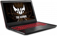 Laptop Asus TUF Gaming FX504 (FX504GD-RS51) 15.6" FHD (1920x1080), Intel Core i5-8300H (2.3GHz-4.0GHz), 8GB DDR4, 1TB SSHD, Nvidia Geforce GTX1050 2GB, GbE LAN, WiFi 5 ac, BT, HD Cam, Red Backlit Keyboard (Eng+Rus), Windows 10 Home, Black